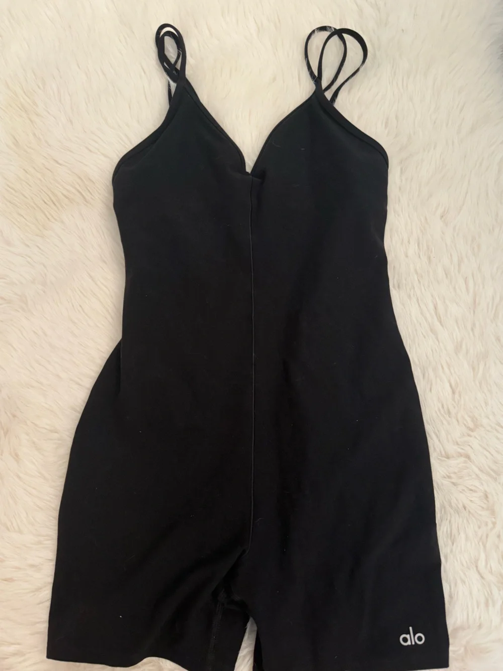 ALO Size Small Black One Piece Romper